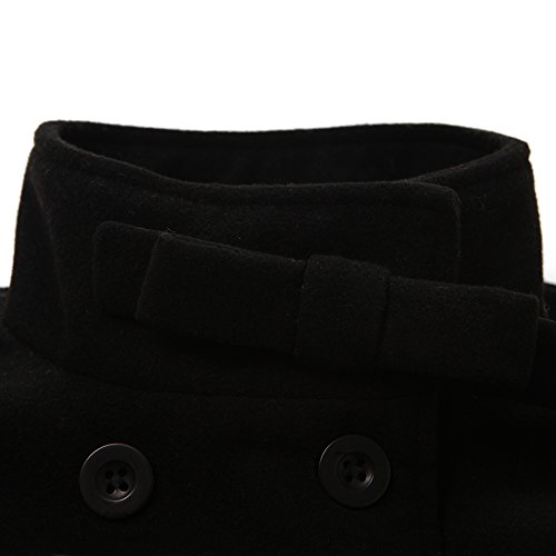 Richie House Girls Kid Double-Breasted Jacket with Little Stand Collar Size 2-12Y RH06443