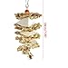 Pet Parrot Bird Natural Grass Toys Chewing Bite Hanging Cage Bell Swing Climb Bird Toys Parrot Toys For Large Birds Parrot Cage Bird Cage Accessories Parrot Perch Bird Swing Bird Toys For Parakeets
