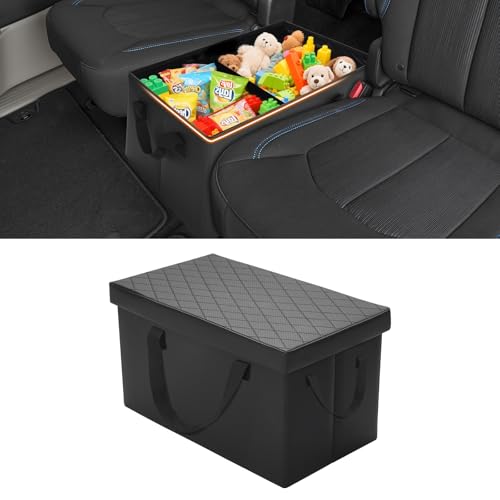 Shademax Car Seat Organizer for Chrysler Pacifica 2017-2025 2026 Accessories Backseat Organizer Car Console Organizer for Kids Toys Baby Supplies Dog Toys Snack Organizer Travel Storage Box