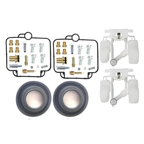Réparer fuite carburateur Suzuki DR750 kit membrane piston flotteur moto 88-89