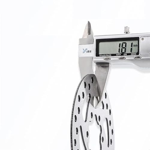 VOLOHAS Bremsscheibe aus Edelstahl mit 6 Löchern Scheibenbremse Stück Rotor 120 mm für Kukirin G2 Pro/NIU KQi3/KQi3 MAX/KQi3 PRO/Segway Ninebot F3/G3/ZT3/ZT3 Pro Elektroroller Bremsbeläge/Bremszubehör