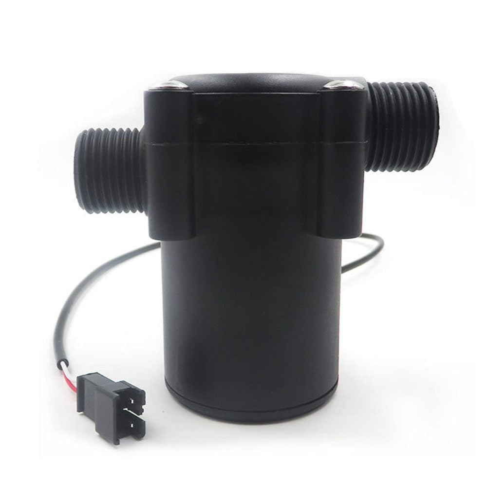 Mini generador de turbina de agua hidráulica – Generador de flujo de agua CC con interfaz G1/2 – Herramienta de carga eficiente de micro tuberías para soluciones de energía renovable