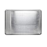 Excellante 18" X 13" Half Size Aluminum Sheet Pan, Perforated, Comes In Each