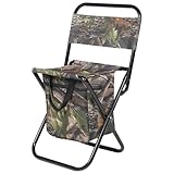 HAPINARY Silla de Camping Plegable para Pesca Bolsa de Almacenamiento y Uso Versátil en Jardín y Camping
