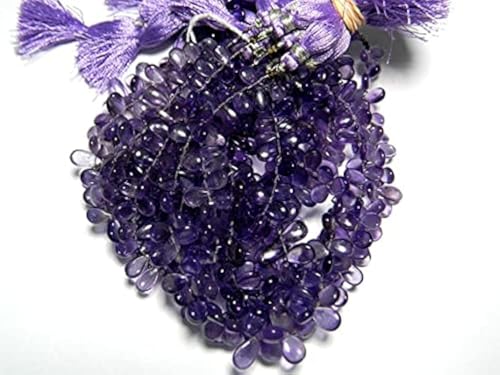 Améthyste briolette pour création de colliers artisanaux