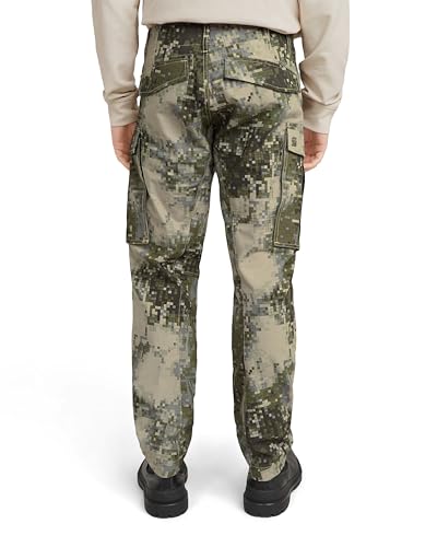 G-STAR Raw - Mens Rovic Zip 3D Regular Tapered Pants, Color Elephant Skin Mini Digi Camo, Size: 36W x 34L2
