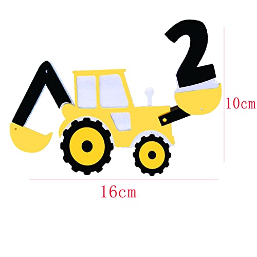 Beoxagar Im And Bigging It Construction Cake Topper 2, Construction Birthday Party Supplies, Boys Birthday Party,Construction Cake Topper 2Nd Birthday,Construction Birthday Party Supplies 2 Years Old. #TOP1