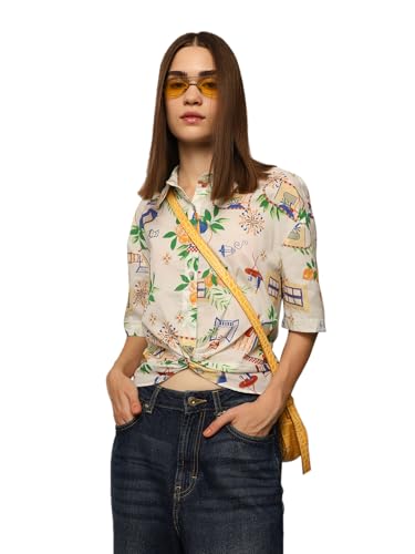 Image of ONLY Women's Cotton Regular Fit Shirt