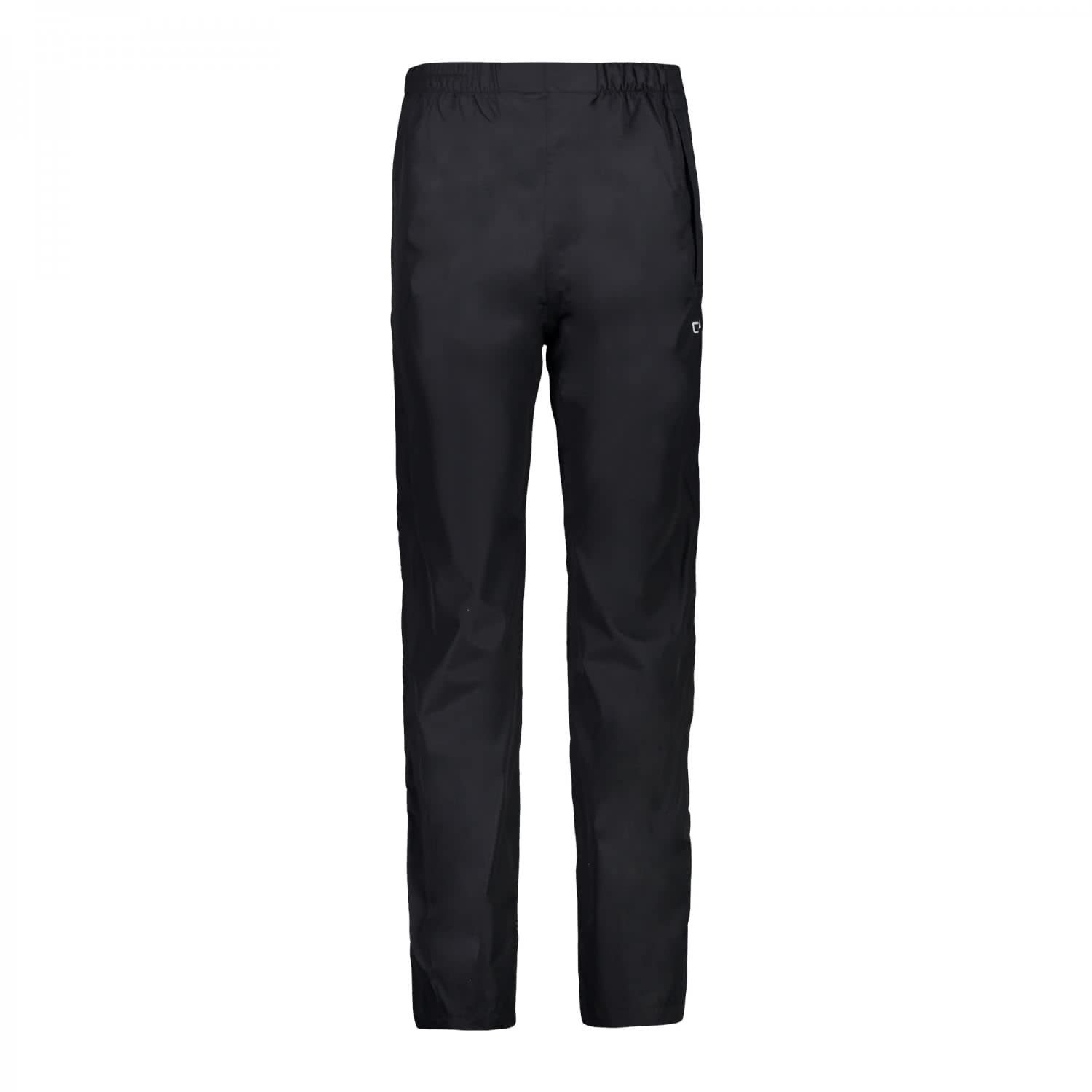 CMP - Woman Pant Rain With Full Lenght Side Zips, Black, C22