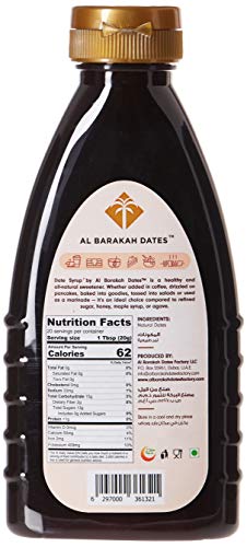 Image of Al Barakah Date Syrup 400g | Natural Sweetener for Desserts, Pancakes & Baking | No Added Sugar | Healthy & Delicious (Pack of 3)