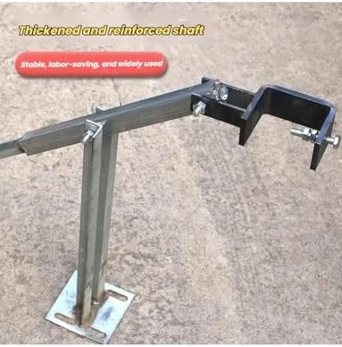 Heavy Duty Adjustable Post Puller for 2-5 Inch Posts, High-Leverage Stake Remover & Wall Uprooter Tool, Perfect for Landscaping & Construction Projects