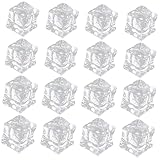 CLISPEED 60 Piezas Cubitos Hielo Falsos Acrílicos Transparentes Irregulares para Decoración Hogar Fotografía Rellenos Jarrones y Manualidades