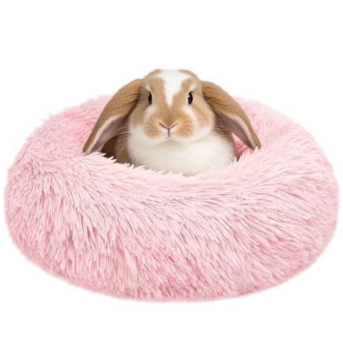 Tierecare Bunny Bed Rabbit Hideout Large Soft & Comfortable Small Animal Bedding Cozy Bed Mat Warm Hideaway Cage Accessories for Guinea Pig