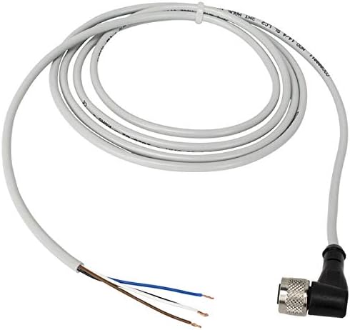 AECOM12 Cable for Quick-Disconnect sensors, Right Angle Plug, 4 Poles, 2 Meter Cable with PVC Jacket and M12 connectorCOC000011 / COC000078