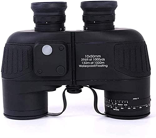 Binoculares 10x50 alta potencia HD con brújula miniatura 3