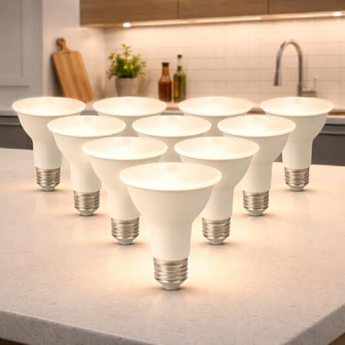 Kit 10 Lampada Led Par20 Par30 ou Par38 Branco Quente Neutro ou Frio E27 Bivolt Branco Alut By Avant (Branco Quente 3000K, Par 20 7W)