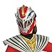 Red Ranger Costume for Girls, Official Power Rangers Cosmic Fury Costume Outfit with Belt, Kids Size (7-8)