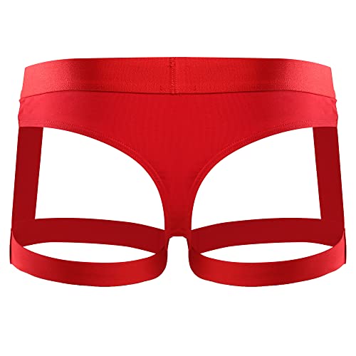 Mens Strappy G-string Briefs Thongs Jockstrap Bikini Underwear Swimming Suit Novely Thongs2