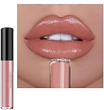 Teamoda 12 Color Cream Lip Gloss, 2024 Long-Lasting Moisturizing Velvet Lip Lipstick, Non-Stick to Cup, Waterproof, Hydrating Lip Tint Natural Jelly Lipstick (02#, 1.2 Fl Oz)