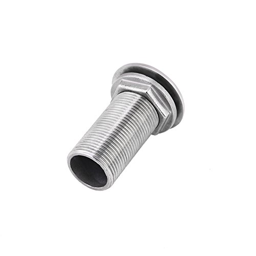 image for Keenso Boat Plumbing Fittings, 2 Sizes 316 Stainless Steel Durable Bar