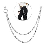 ❤MEHRFACHE VERWENDUNG: Die Hosenkette kann problemlos an einem Gürtel, einer Handtasche, einer Hose, einer Brieftasche, einer Jeans oder einem Schlüsselring befestigt werden. Sie eignet sich auch zum Aufhängen, Basteln und als Geschenk.