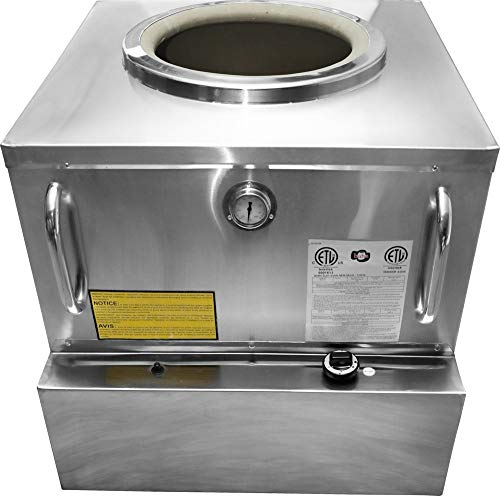 32” X 32” STAINLESS STEEL TANDOOR CLAY OVEN – NATURAL GAS