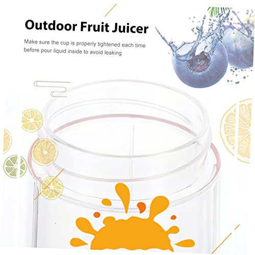 OUNONA 1 Conjunto Multifuncional Copo Espremedor De Frutas Liquidificador De Plástico De Viagem