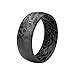 Groove Life Kryptek Typhon Camo Silicone Ring Breathable Rubber Wedding Rings for Men, Lifetime Coverage, Unique Design, Comfort Fit Ring - Size 10