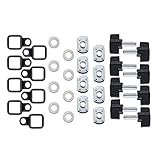 Hard Top Quick Removal Fastener Thumb Screw & Nut Kit for Jeep Wrangler YJ TJ JK JKU Sports Sahara Freedom Rubicon X & Unlimited X 2/4 Door 1995-2016