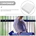 BESPORTBLE 300pcs Parrot Cage Liners Non-Woven Fabric Urine Mats for Birdcage Birdcage Cushions for Easy Cleanup and Comfort Suitable for All Cage