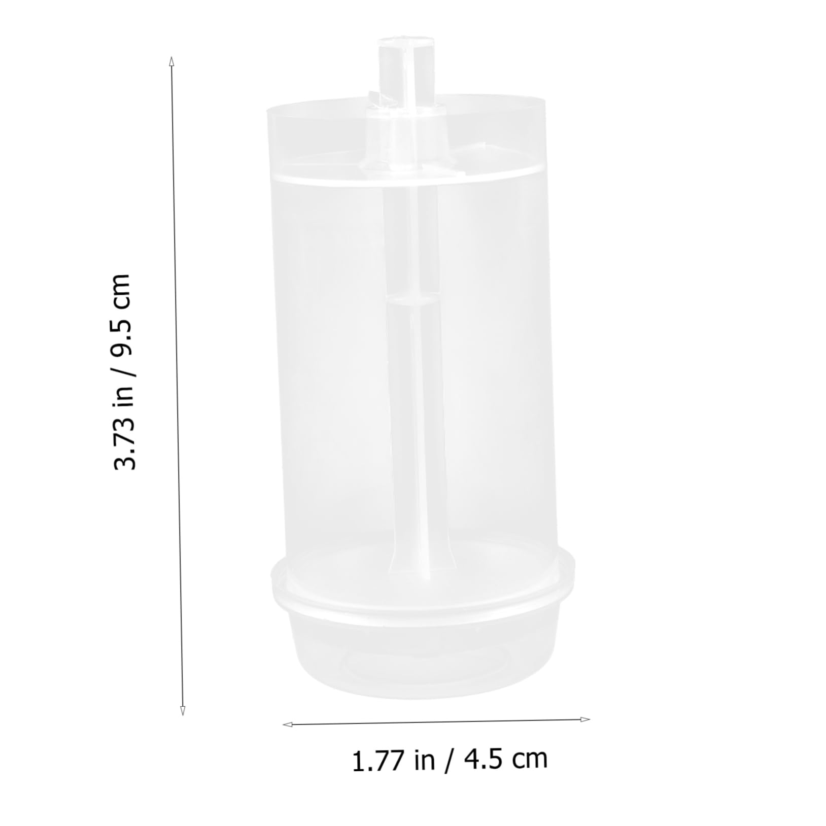 OFFSCH Plastic Heart Containers 20pcs Push Pops Cake Pusher for Ice Cream Push-up Cakes Home