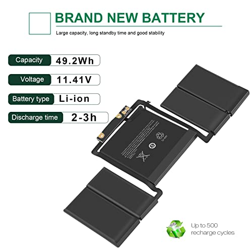 Fancy Buying MacBook pro A1819 A1706 Replacement Battery for MacBook Pro 13 inch A1706 Late 2016 Mid 2017, EMC 3071, EMC 3163 Laptop Battery NO. MPDK2LL/A, MPXW2LL/A, MPXX2LL/A, MQ002LL/A by Fancy Buying - Image 4