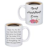 PXTIDY Assistant Mug Best Assistant Ever Gift Thank You for All Your Hard Work and Dedication Coffee Mug Employee Appreciation Assistant Gift Tea Cup