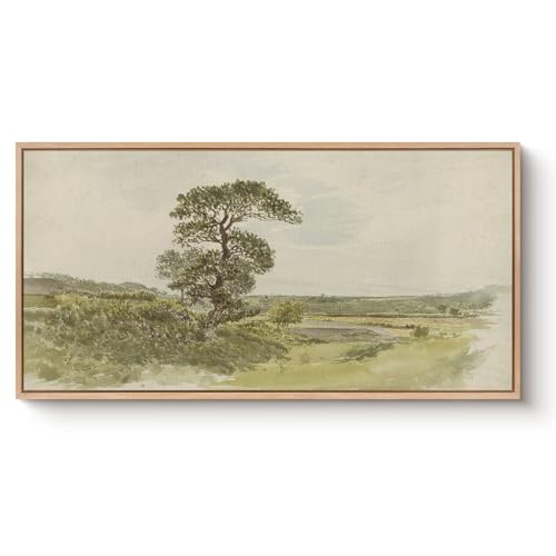 Bzstyleart Large Wood Framed Wall Art Room Aesthetic by Bzstyleart - Used condition - US$75.99