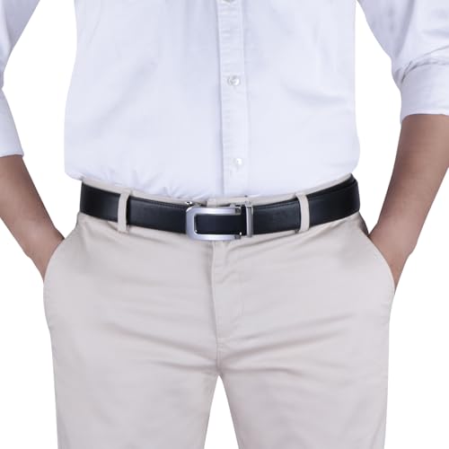 Image of Labnoft Men's PU Leather Auto-lock Belt
