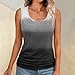 MABUTINGTI Tank Top Women Striped Sunflower Print Womens Summer Tank Tops Beach Vacation Fashion Outfits Clothes Crewneck Loose Fit Casual Sleeveless Shirts