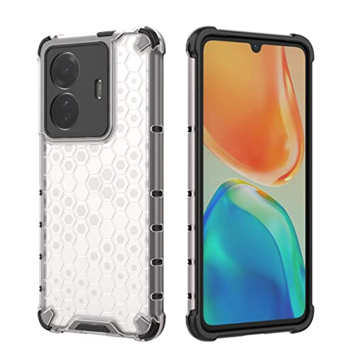 Image of Glasgow Back Case Cover Compatible with Vivo T1 Pro 5G (Stylish Design) - Transparent