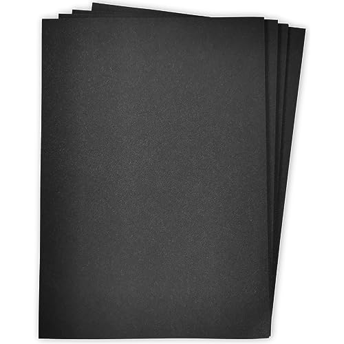 A2 Recycled Black Sugar Paper 100gsm 50 Sheets by BCreative ®