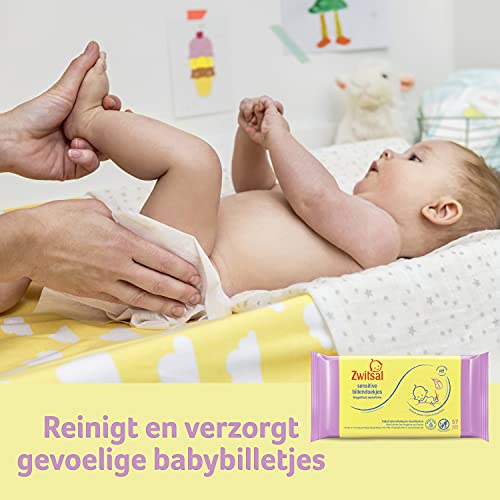 Zwitsal Sensitive Billendoekjes, voor de gevoelige babyhuid - 1710 stuks - Voordeelverpakking - Afbeelding 4