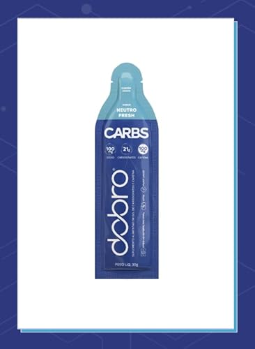 Carbs Gel Dobro sabor Neutro Fresh com Cafeína (10un x 30g)