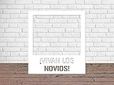 Oedim Photocall Vivan los Novios 100 x80 cm | Regalos para Bodas | Photocall Económico y Original | Ideas para Regalos | Regalos Personalizados de Bodas