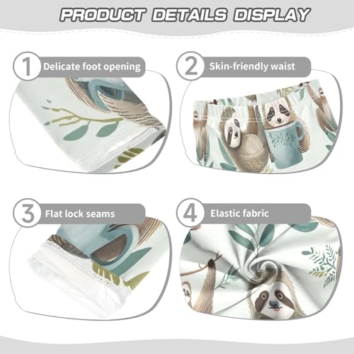 Toddler Girls Leggings Printed Yoga Pants Leggings Green Cup Koala for Kids3