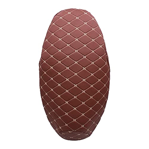 predolo Funda de Asiento para Motocicleta Protector Elástico Impermeable Antideslizante Resistente al de Cuero PU Adecuada para Motociclistas Scooter