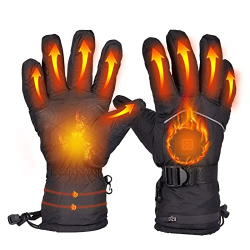Gants chauffants électriques rechargeables USB - Gant chaud coupe-vent de ski