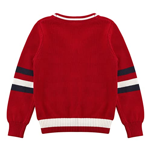 Unisex Kids Long Sleeve Button Down Knit Cardigan School Uniform Outerwear Autumn Coat Casual Wear2