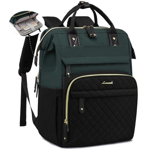 Lovevook laptop backpack for women, 15.6'' waterproof travel backpack