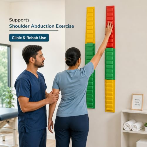 Image of Physio Equipment Multicolour Physiotherapy Finger Ladder Plastic (Shoulder Abduction Ladder)