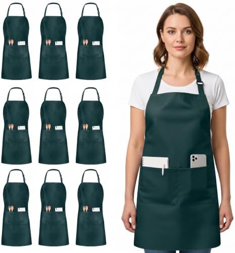 Utopia Kitchen Unisex Adjustable Bib Aprons Bib Apron (pack of 2)