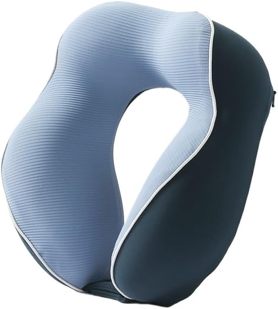 Memory Foam Neck Pillow Portable for Outdoor Trips Office Nap Support
