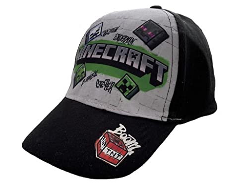 Minecraft chapeau enfant casquette de baseball officielle pour garçon